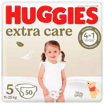 Підгузки Huggies Extra Care 5, 11-25 кг, 50 шт.