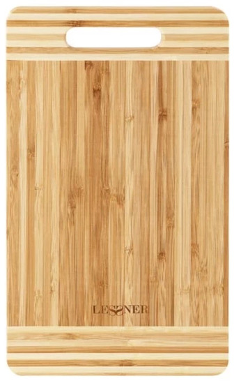 Дошка обробна Lessner прямокутна бамбук, 34х20х2 см