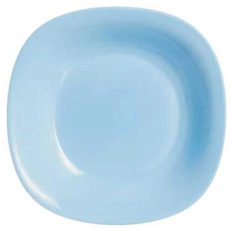 Тарілка Luminarc Carine Blue десертна квадратна 19 см P4245