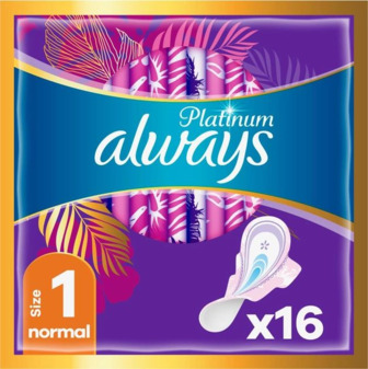 Гігієнічні прокладки Always Platinum Normal (Розмір 1) 16 шт.