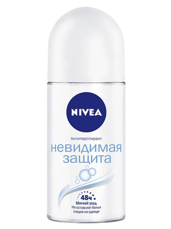 Дезодорант-антиперспірант кульковий Nivea Невидимий захист, 50 мл