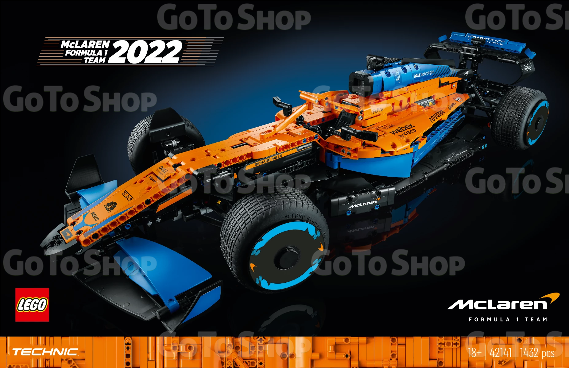 Конструктор LEGO Technic Гоночний автомобіль McLaren Formula 1™ (42141)