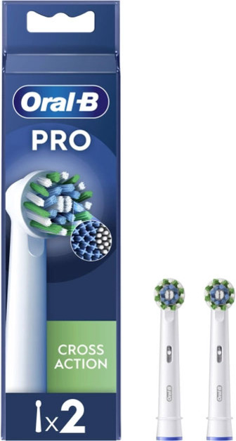 Насадки для електричної зубної щітки Oral-B Pro Cross Action, 2 шт.
