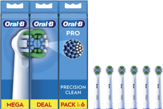 Насадки для електричної зубної щітки Oral-B Pro Precision Clean, 6 шт.
