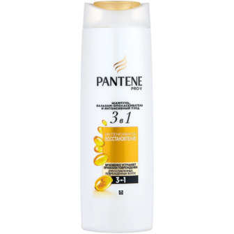 Шампунь для волосся Pantene Pro-V 3 в 1 Інтенсивне відновлення, 360 мл