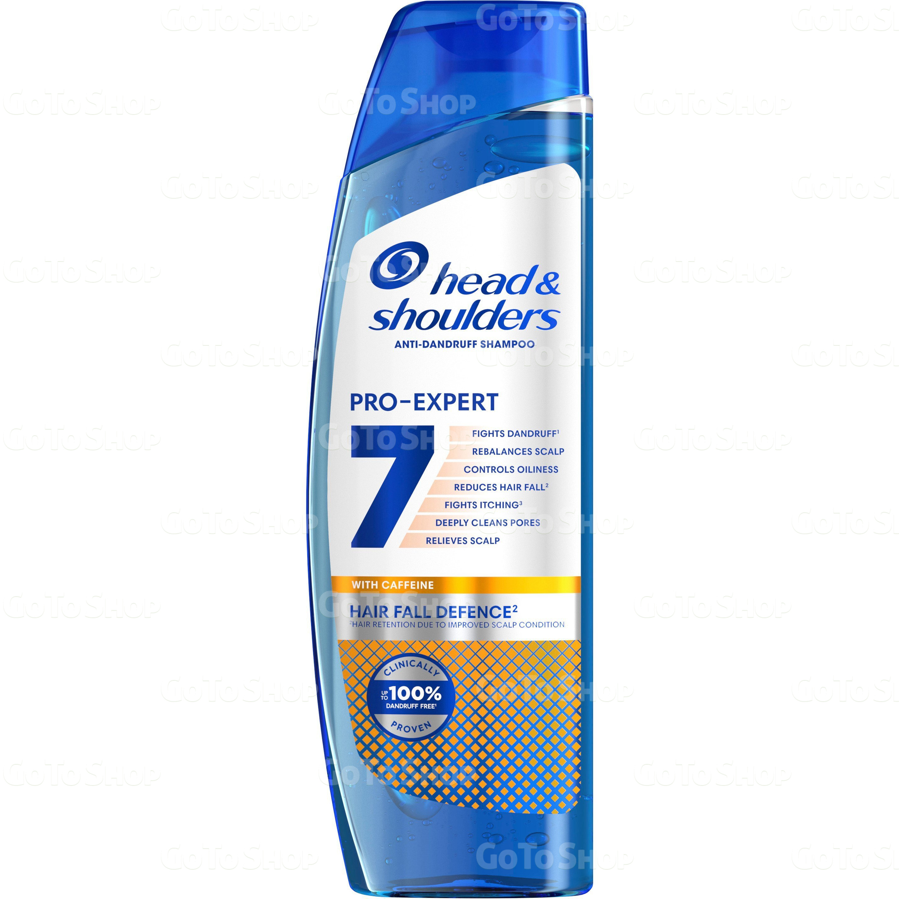 Шампунь проти лупи Head&amp;Shoulders Pro-Expert 7 Захист від випадіння волосся з кофеїном, 250 мл