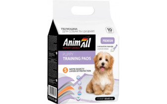 Пелюшки для собак AnimAll 60х60 см з ароматом лаванди, 10 шт.