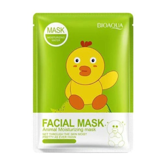 Тканинна маска для обличчя Bioaqua Facial Mask Animal Moisturizing відновлювальна