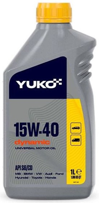 Моторна олива Yuko Dynamic 15W-40, 1 л