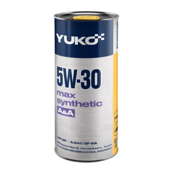 Олива моторна Yuko Max Synthetic A&A 5W-30 API SP, 1 л