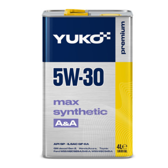 Олива моторна Yuko Max Synthetic A&A 5W-30 API SP, 4 л