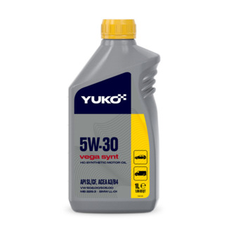 Олива моторна Yuko Vega Synthetic 5W-30 API SL/CF, 1 л