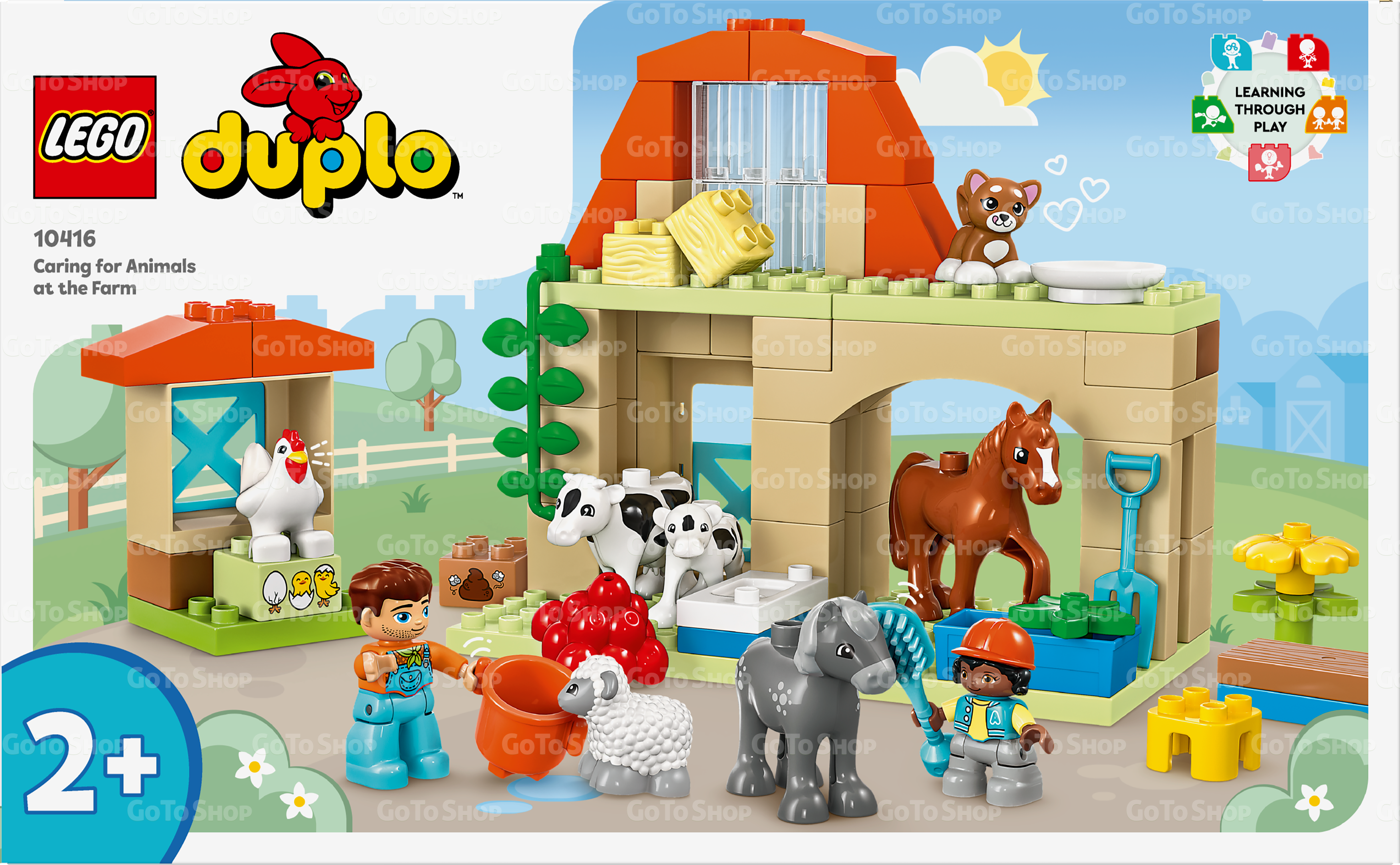 Конструктор LEGO DUPLO Town Догляд за тваринами на фермі 74 деталей (10416)