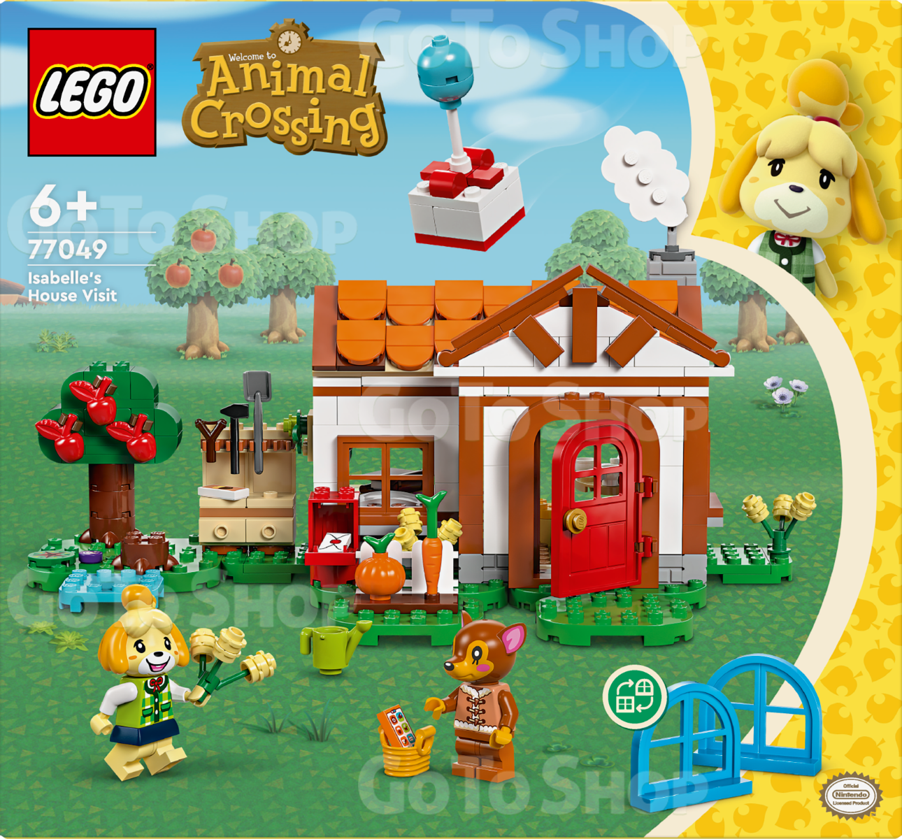 Конструктор LEGO Animal Crossing Візит у гості до Ізабель (77049)