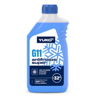 Охолоджуюча рідина Yuko Antifreeze -32 (Super G11 синій), 1 л