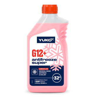 Охолоджуюча рідина Yuko Antifreeze -32 (Super G12+ червоний), 1 л
