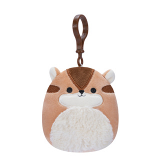 Іграшка м'яка на кліпсі Squishmallows Бурундук Мельзі, 9 см