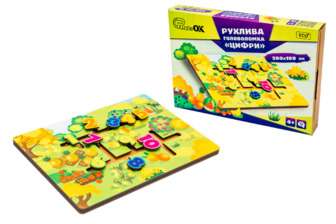 Рухлива головоломка PuzzleOk Puz-27900 Цифри