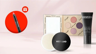 Купуй декоративну косметику бренду ViSTUDIO на суму від 290 грн та отримай подарунок*!