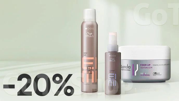 -20% на професійні засоби для догляду за волоссям від Londa Professional, Wella Professionals