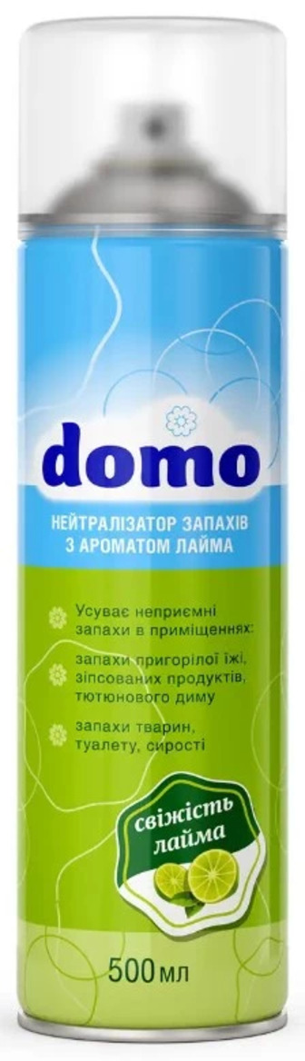 Нейтралізатор запаху Domo з ароматом лимону, 500 мл