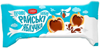 Печиво Delicia Райські яблучка здобне, 170 г