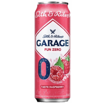 Пиво Seth & Rileys Gаrage Raspberry №0 б/алк з/б 0,5л