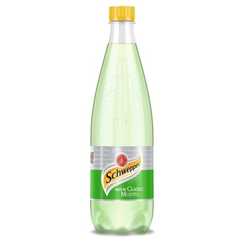 Нaпій 0,75 л Schweppes Classic Mojito бeзaлкoгoльний сoкoвмісний сильнoгaзoвaний ПЕТ 