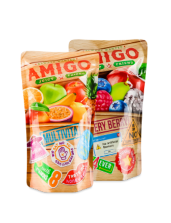 Напій соковмісний AMIGO ягідний, AMIGO мультивітамін