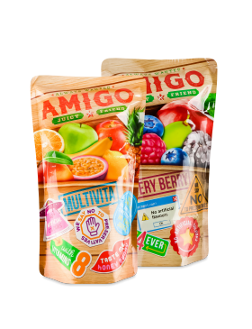 Напій соковмісний AMIGO ягідний, AMIGO мультивітамін