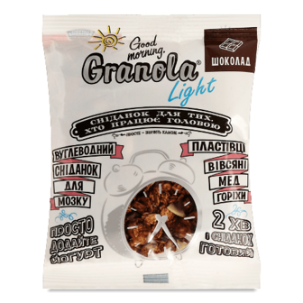 Гранола Good morning, Granola Light з шоколадом 55г