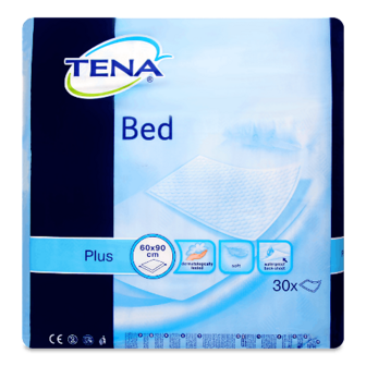 Пелюшки Tena Bed Plus 60X90 см 30шт/уп