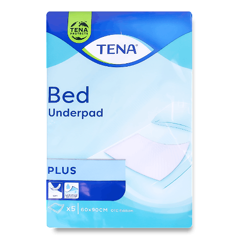 Пелюшки Tena Bed Plus 60X90 см 5шт/уп