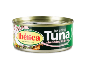 Тунець Iberica салатний у власному соку, 150г (150г)