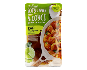 Соус «Приправка» карі з кокосовим молоком та кафір-лаймом, 140г (140г)