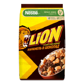 Сніданок сухий Lion карамель та шоколад