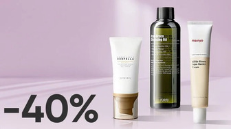 -40% на улюблені корейські бренди: Manyo, Purito, Skin1004