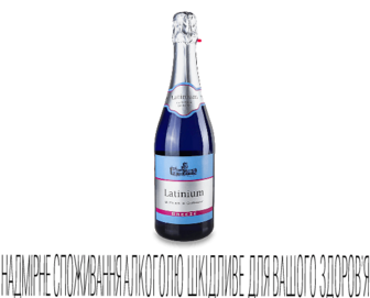 Напій на основі вина Latinium Sparkling білий напівсухий, 0,75л