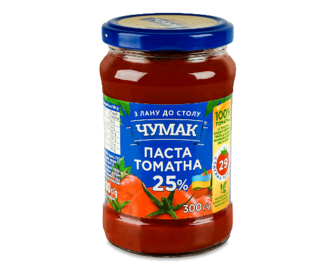 Паста томатна Чумак 25% с/б, 300г