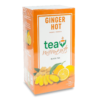 Чай Tea Moments Ginger Hot чорний 25*1,7г