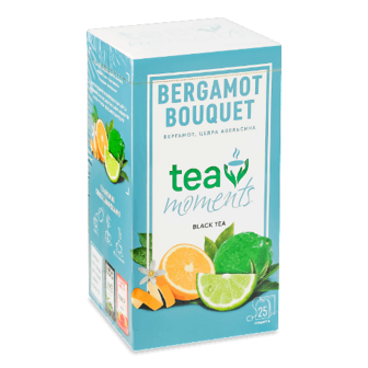 Чай чорний Tea Moments Bergamot Bouquet 25*1,8г