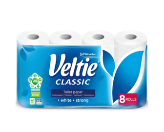 Папір туалетний Veltie Classic 8шт