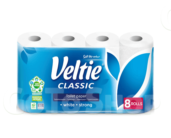 Папір туалетний Veltie Classic 8шт