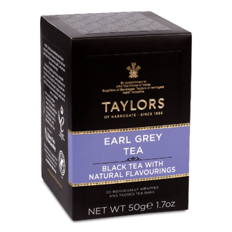 Чай чорний Taylors of Harrogate Earl Grey 25*2г