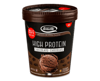 Морозиво Tonitto з шоколадом високопротеїнове, 250г