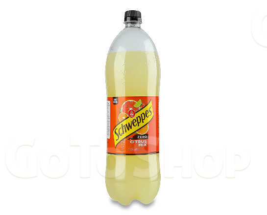 Напій Schweppes Цитрус мікс зеро безалкогольний газований, 1,35л