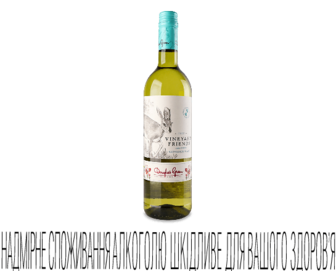 Вино Vineyard Friends Sauvignon Blanc white, 0,75л (0,75л)