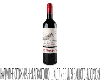 Вино Vineyard Friends Merlot Malbec red, 0,75л (0,75л)