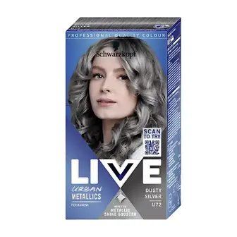 Фарба для волосся Live U72 Попелястий хром
