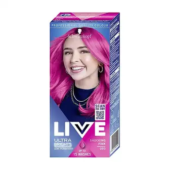 Фарба для волосся Live 093 Шокуючий рожевий
